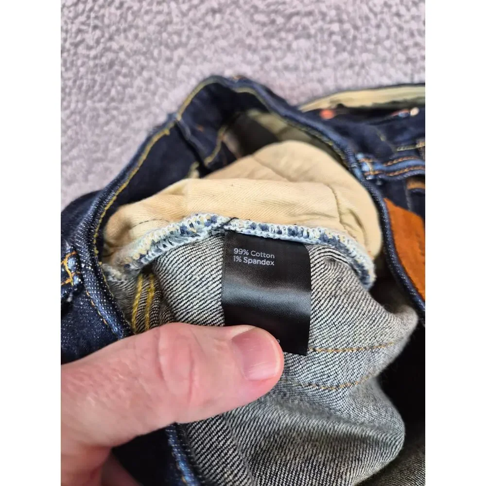Flint and Timber Jeans Men's 30x30 Dark Wash Tapered Athletic Fit (1209)